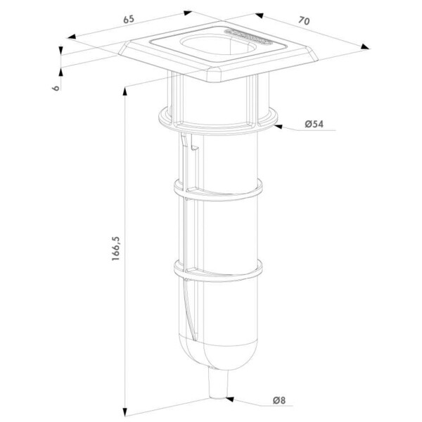 Butée de sol pour électradrop