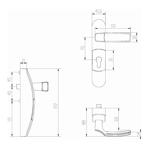 Module extérieur pour fluid exit