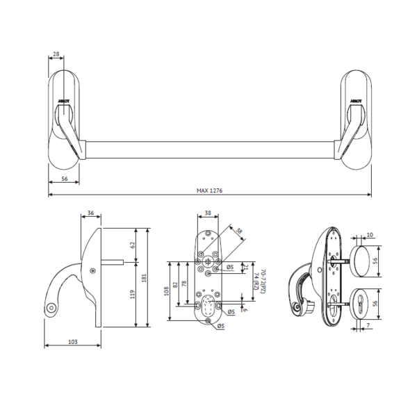 Barreur inox