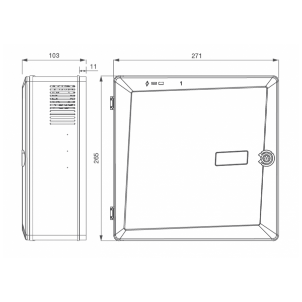 Alimentation rsx coffret abs rsx