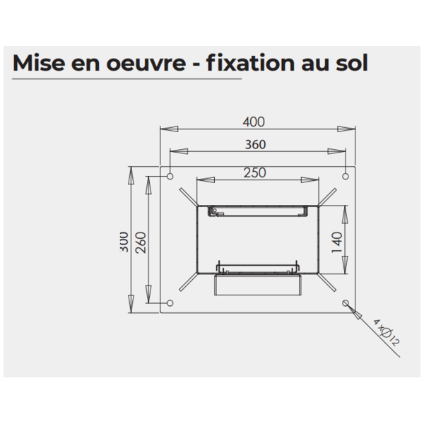 Borne pl avec visière