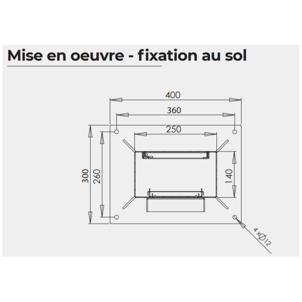 Borne pl sans visière