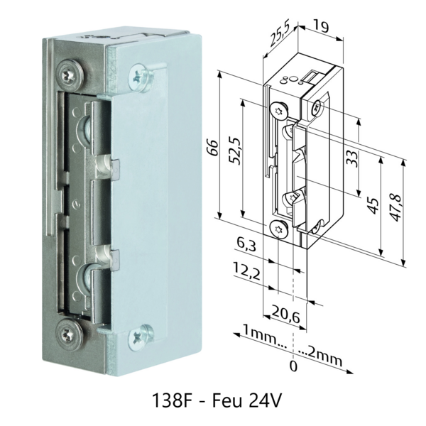 Gâche eff série 1-8 profix ii