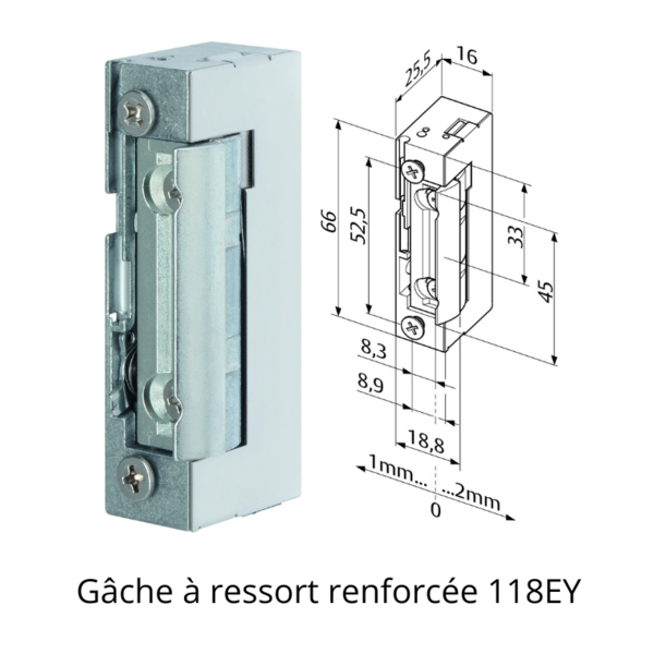 Gâche eff série 1-8 profix ii