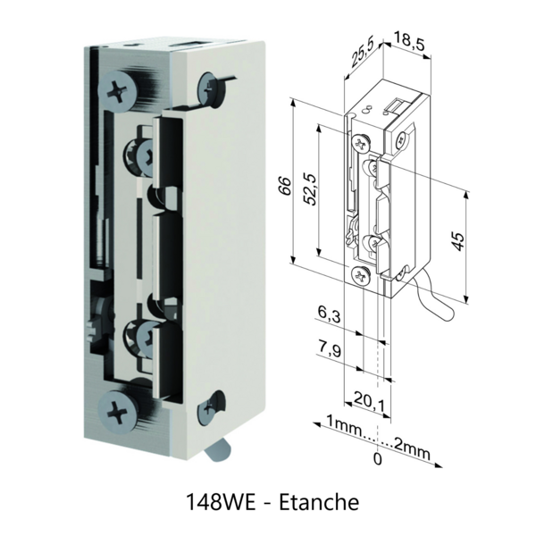 Gâche eff série 1-8 profix ii