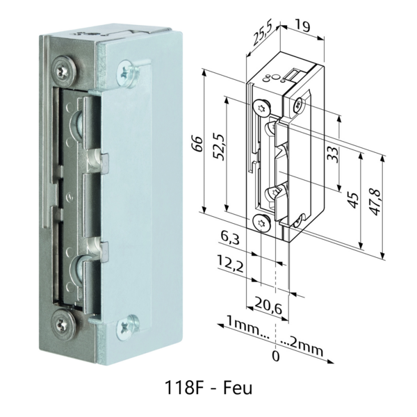 Gâche eff série 1-8 profix ii