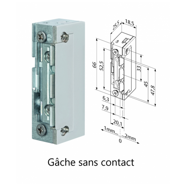 Gâche eff série 1-8 profix ii