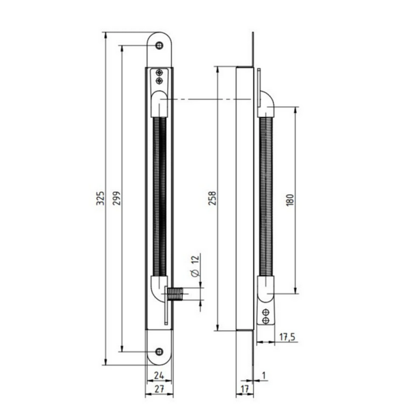 Passe-câble encastré avec ouverture abloy