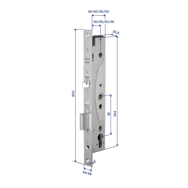 Serrure kel404 double action 