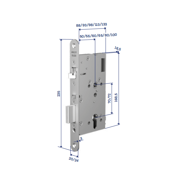 Serrure kel535 / kel532