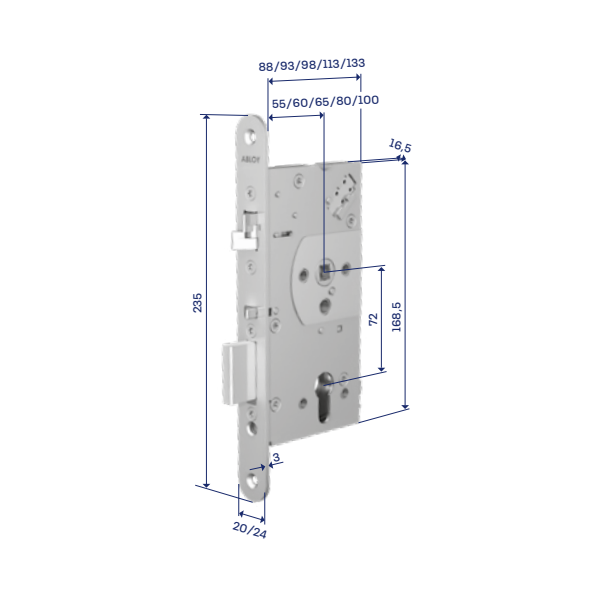 Serrure kel564/kel560