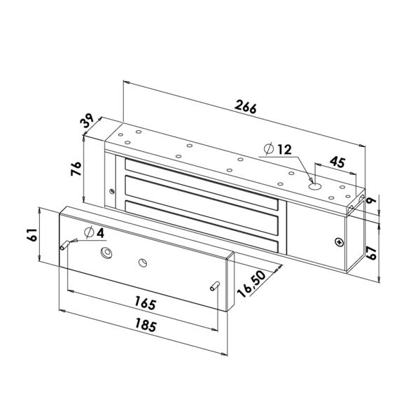 Ventouse ef550 applique