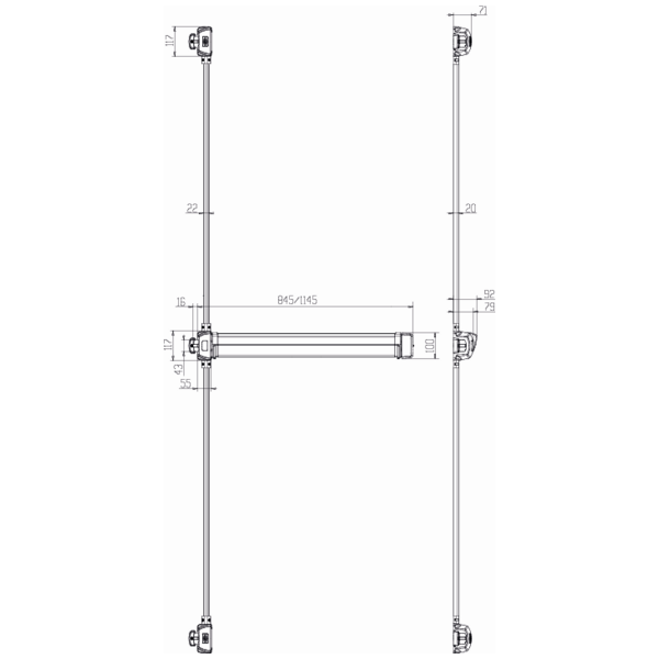 Fluid control access lat bt