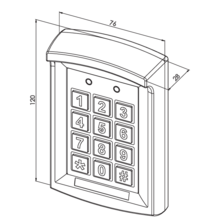 Clavier à code k1000