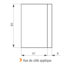 Contacteur à clé universel sans cylindre