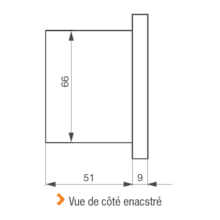 Contacteur à clé universel sans cylindre