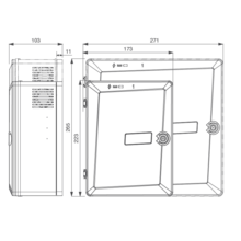 Alimentation rsx coffret abs rsx