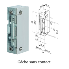 Gâche eff série 1-8 profix ii