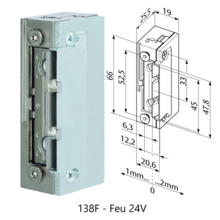 Gâche eff série 1-8 profix ii