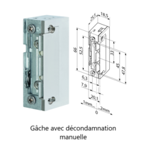 Gâche eff série 1-8 profix ii