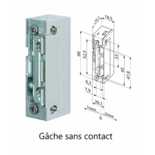 Gâche eff série 1-8 profix ii