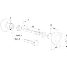 Kit bouton fixe