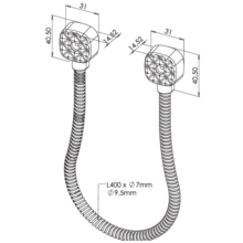 Passe-câble applique eflex-7