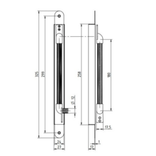 Passe-câble encastré avec ouverture abloy