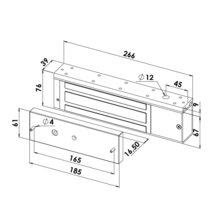 Ventouse ef550 applique